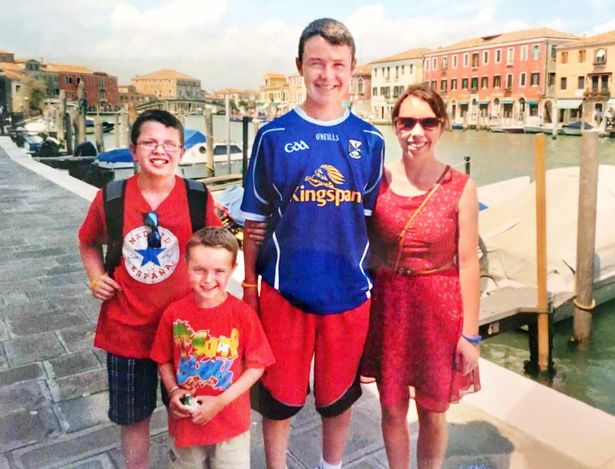 Clodagh Hawe and her children just weeks before their tragic deaths