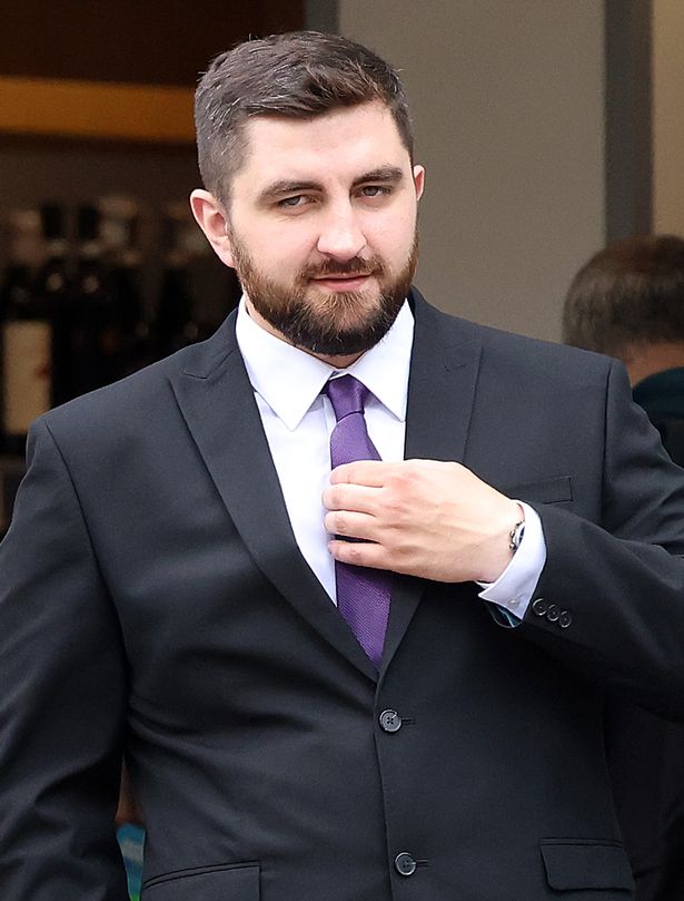 James Johnson at Manchester Crown Court during the trial