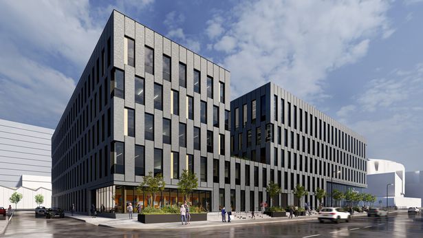 Construction of the new Manchester College campus