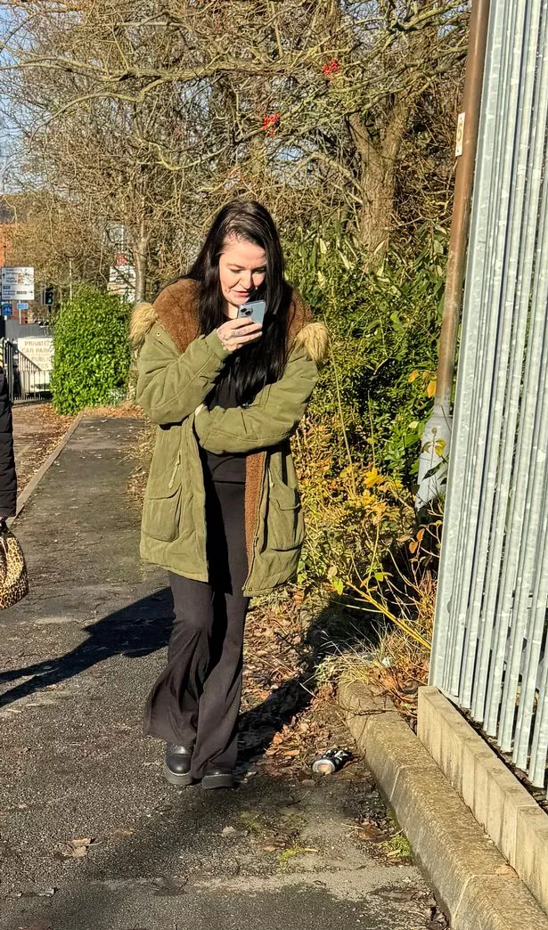 Lela Snape in court after being charged with drug driving.