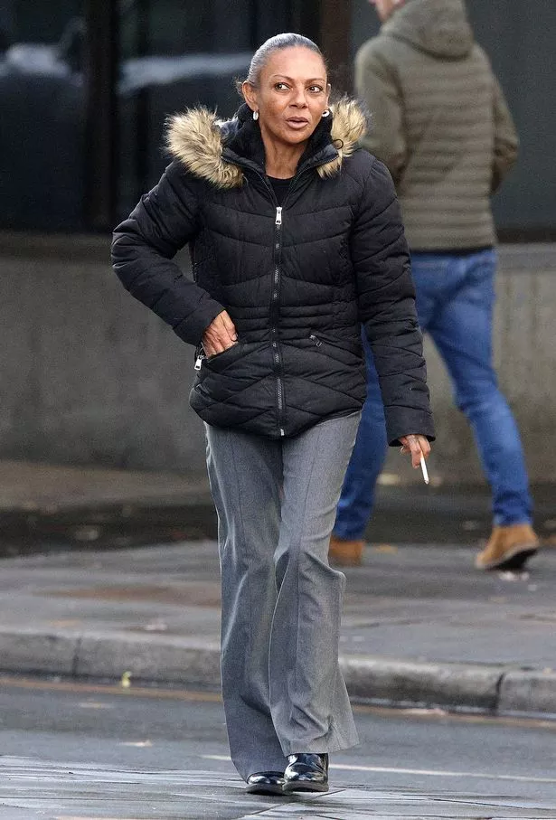 Erica Anderson leaving Manchester Crown Court