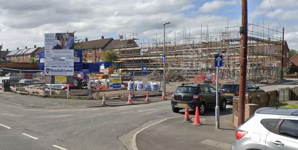 Scene of the tragic incident on Pembroke Road, Wigan