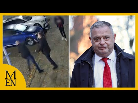Moment MP Mike Amesbury punches man to the floor